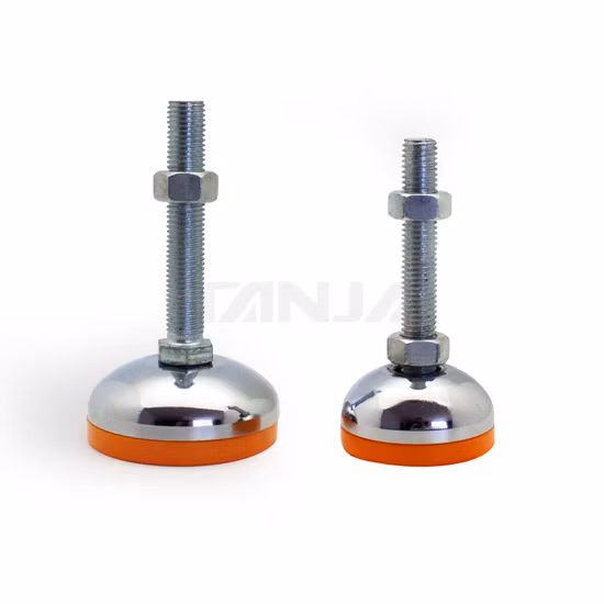 Fixed Adjustable Leveling Foot for Furniture Conveyor Equipment Machine Steel Table Rubber Feet for Industrial