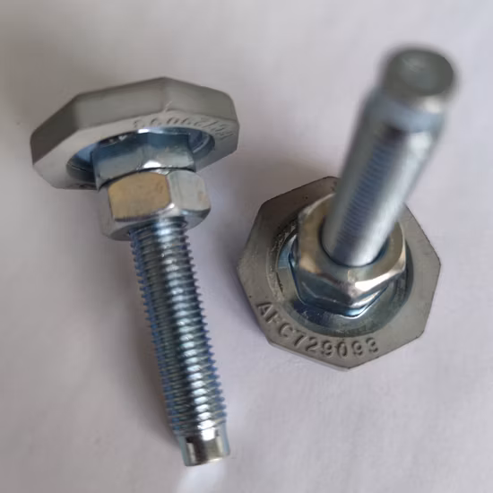 Heavy Duty Industrial Leveling Foot Adjustable Screw Rubber Steel Foot